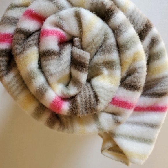 Blanket Throw - Tan Neutral Colors - Picture 4 of 4